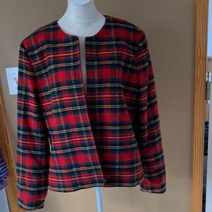 Classic Tartan Wool Blend Jacket — Ralph Lauren Inspired Preppy Holiday Style 16